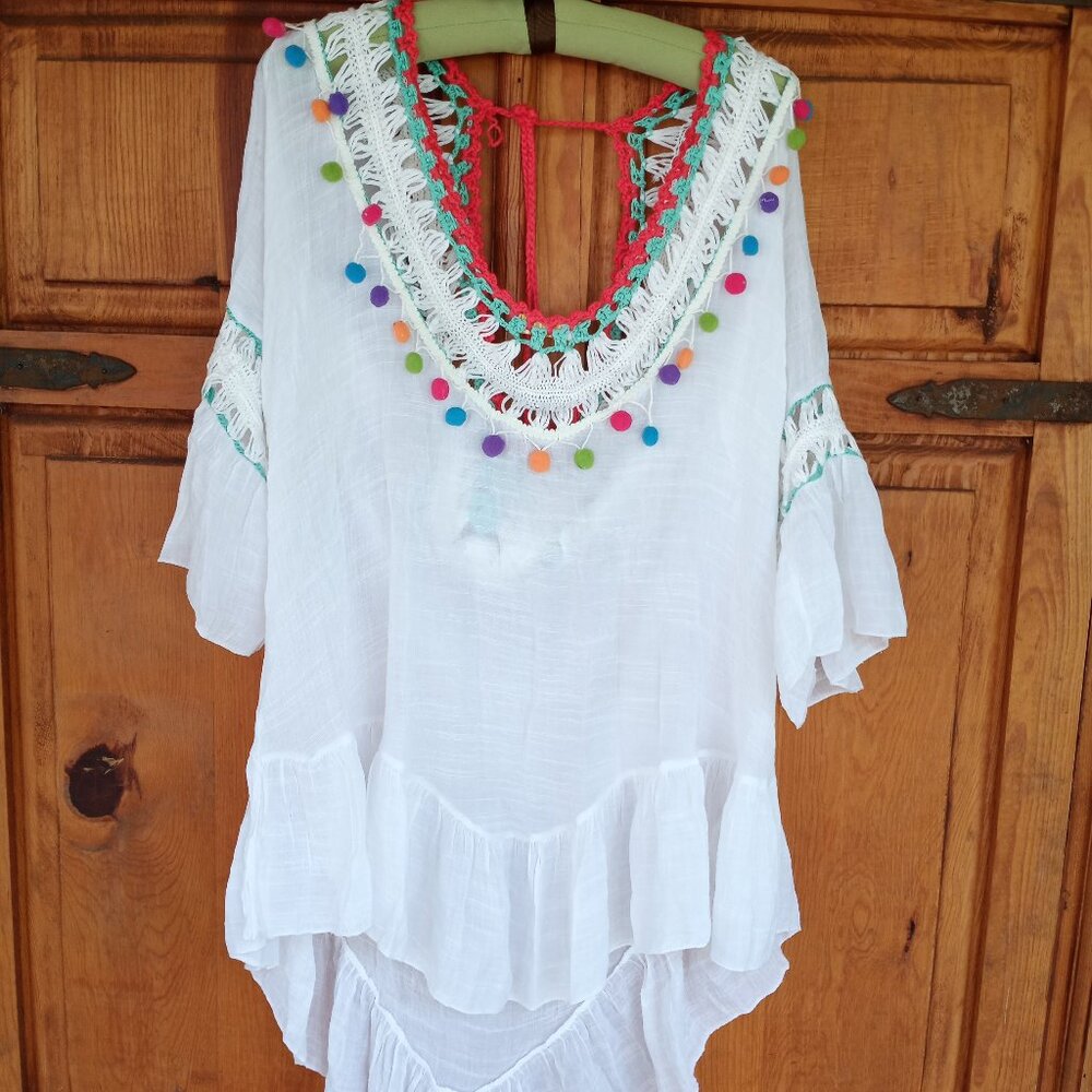 Swim cover up festival top  gorgeous